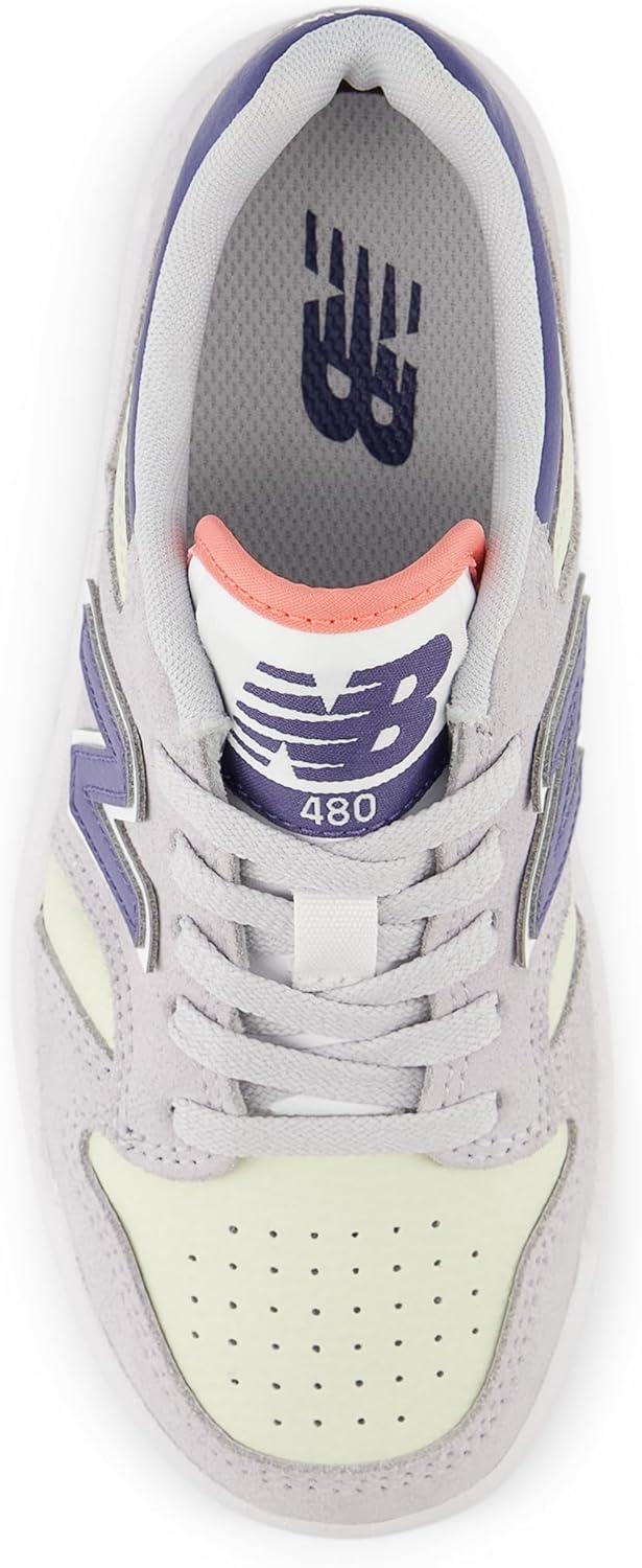 image:imageNew Balance UnisexChild 480 V1 Laceup SneakerPearl GreyMineralDream State