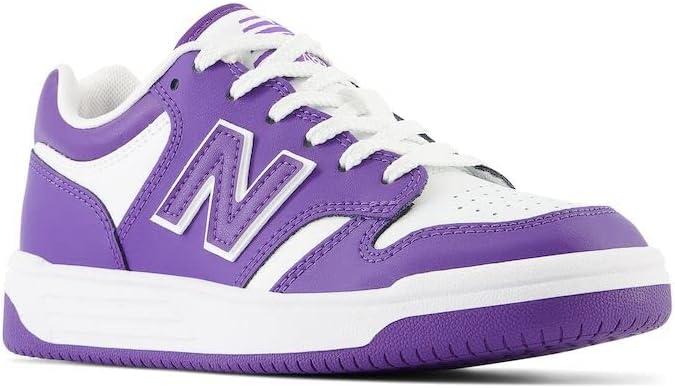 image:imageNew Balance UnisexChild 480 V1 Laceup SneakerPrism PurpleWhite