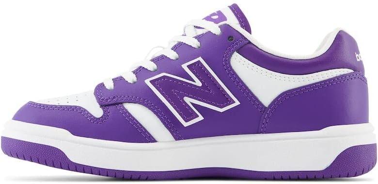 image:imageNew Balance UnisexChild 480 V1 Laceup SneakerPrism PurpleWhite