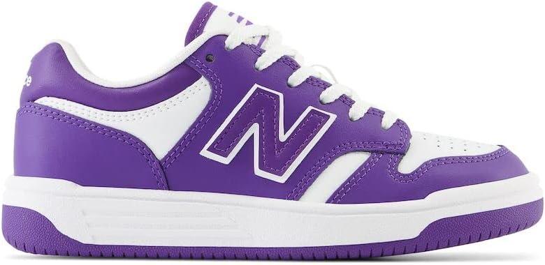 image:imageNew Balance UnisexChild 480 V1 Laceup SneakerPrism PurpleWhite