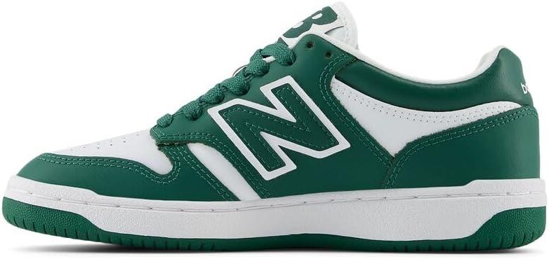 image:imageNew Balance UnisexChild 480 V1 Laceup SneakerTeam Forest GreenWhite