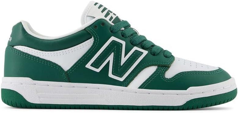 image:imageNew Balance UnisexChild 480 V1 Laceup SneakerTeam Forest GreenWhite