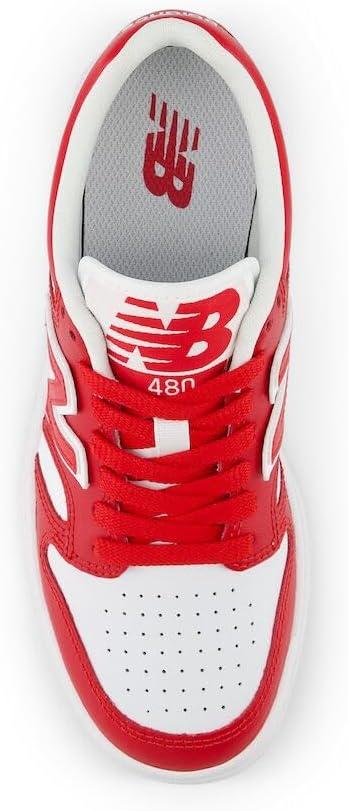 image:imageNew Balance UnisexChild 480 V1 Laceup SneakerTeam RedWhite