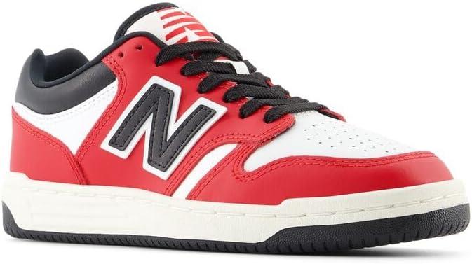 image:imageNew Balance UnisexChild 480 V1 Laceup SneakerTeam RedWhiteBlack