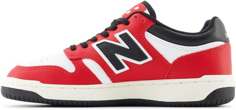 image:imageNew Balance UnisexChild 480 V1 Laceup SneakerTeam RedWhiteBlack