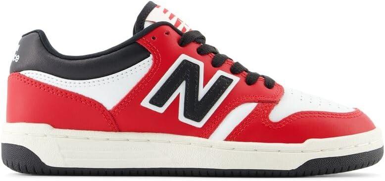 image:imageNew Balance UnisexChild 480 V1 Laceup SneakerTeam RedWhiteBlack