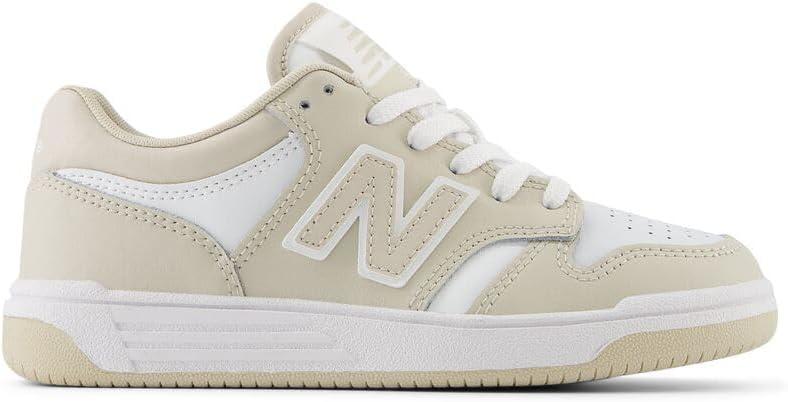image:imageNew Balance UnisexChild 480 V1 Laceup SneakerTimberwolfWhite