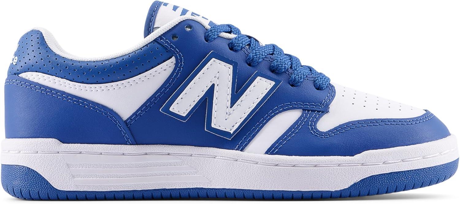 image:imageNew Balance UnisexChild 480 V1 Laceup SneakerWhiteBlue Agate