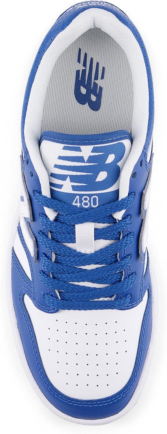 image:imageNew Balance UnisexChild 480 V1 Laceup SneakerWhiteBlue Agate