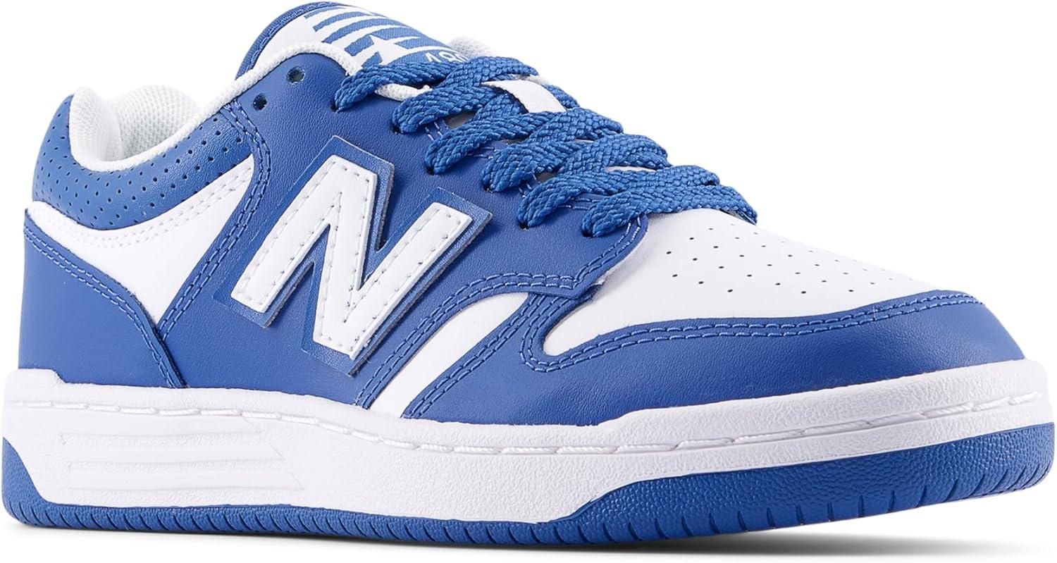 image:imageNew Balance UnisexChild 480 V1 Laceup SneakerWhiteBlue Agate