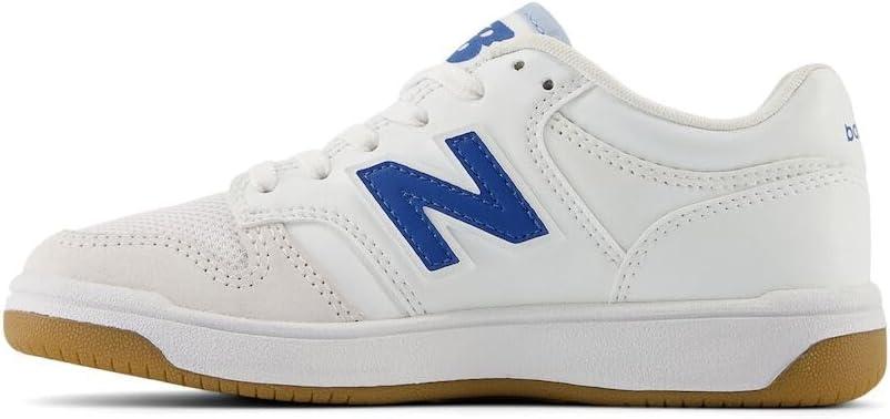 image:imageNew Balance UnisexChild 480 V1 Laceup SneakerWhiteBlue AgateGum