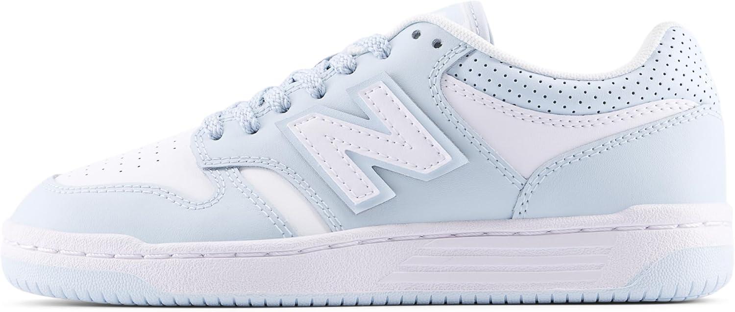 image:imageNew Balance UnisexChild 480 V1 Laceup SneakerWhiteFrosted Glass