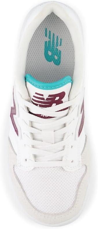 image:imageNew Balance UnisexChild 480 V1 Laceup SneakerWhiteNb Burgundy