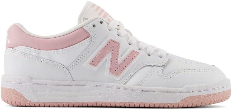 image:imageNew Balance UnisexChild 480 V1 Laceup SneakerWhiteOrb Pink