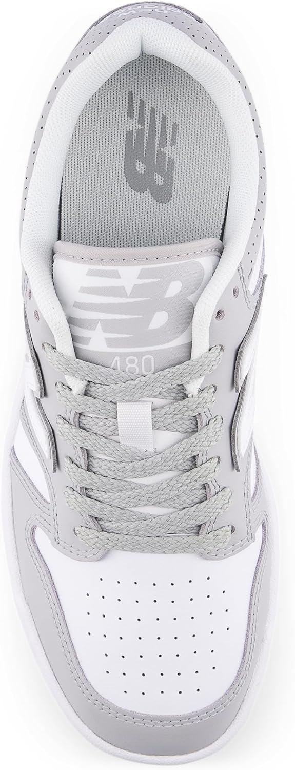 image:imageNew Balance UnisexChild 480 V1 Laceup SneakerWhiteRaincloud