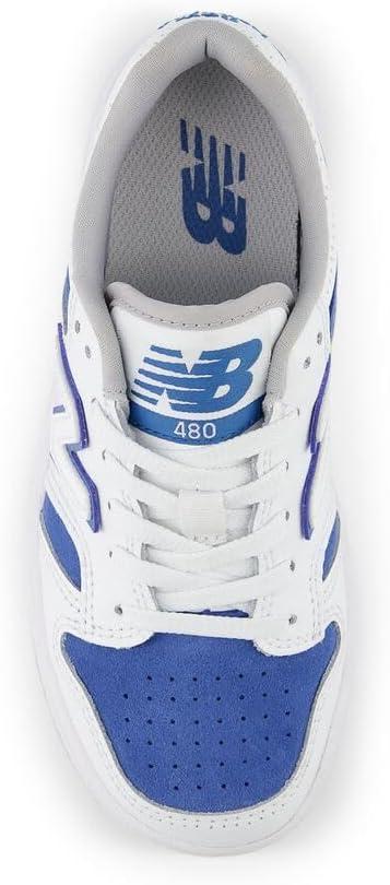 image:imageNew Balance UnisexChild 480 V1 Laceup SneakerWhiteSea Stone