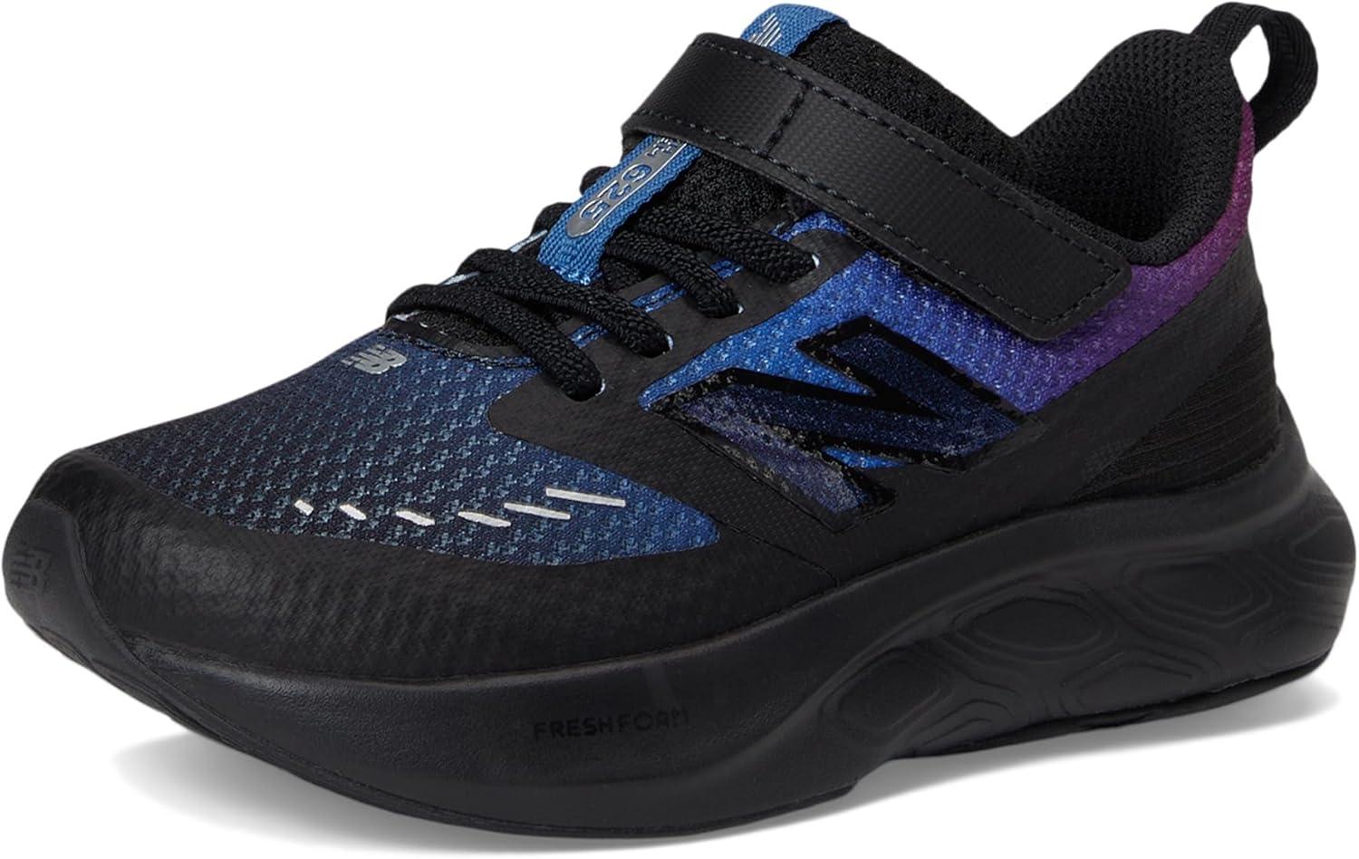 image:imageNew Balance UnisexChild Fresh Foam 625 Bungee Lace with Top Strap Little Kid SneakerBlackBlue Agate