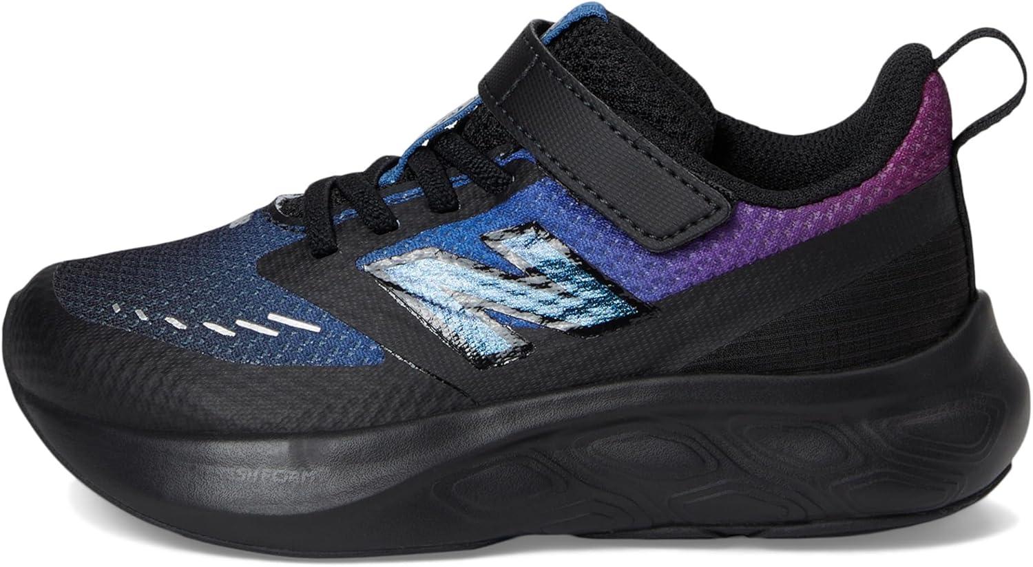 image:imageNew Balance UnisexChild Fresh Foam 625 Bungee Lace with Top Strap Little Kid SneakerBlackBlue Agate