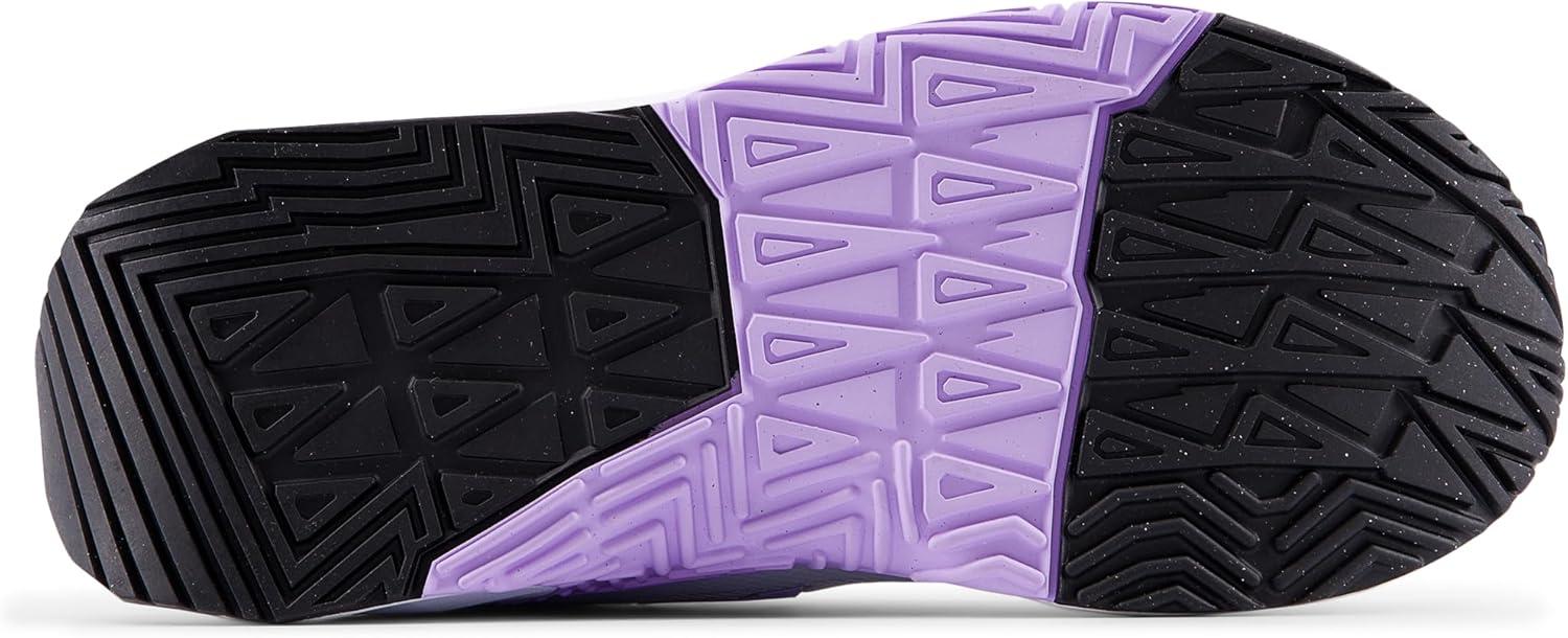 image:imageNew Balance UnisexChild FuelCell Play V1 Hook ampamp Loop Running ShoeGrey MatterLilac GloWhite
