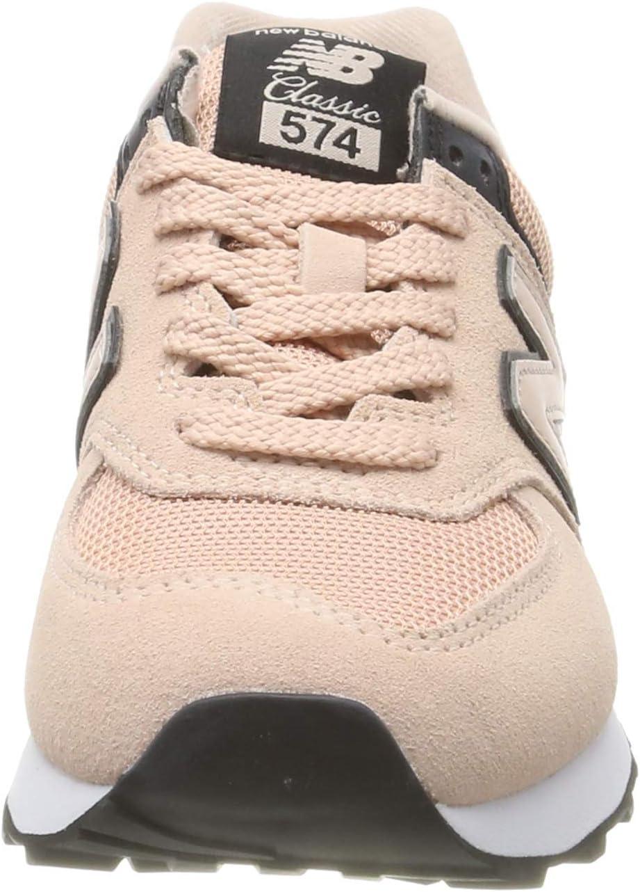 image:imageNew Balance Womens 574 V2 SneakersPink Pink Black Pink Black