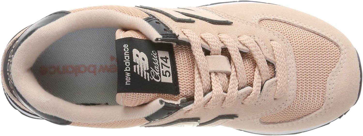 image:imageNew Balance Womens 574 V2 SneakersPink Pink Black Pink Black