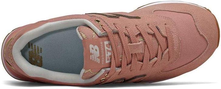 image:imageNew Balance Womens 574 V2 SneakersPinkGold