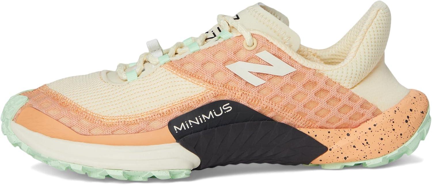 image:imageNew Balance Womens Minimus V1 Trail Running ShoeDried OrangeLab GreenCalcium