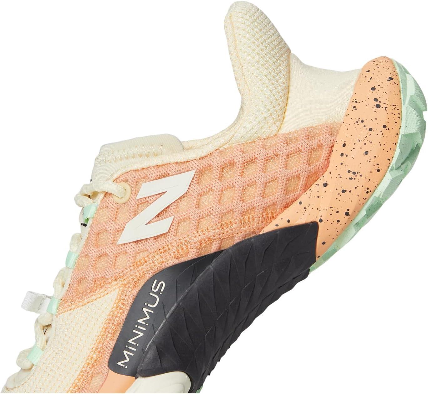 image:imageNew Balance Womens Minimus V1 Trail Running ShoeDried OrangeLab GreenCalcium