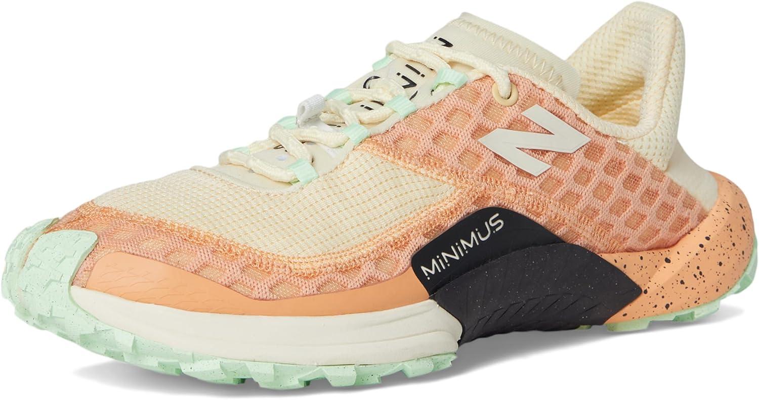 image:imageNew Balance Womens Minimus V1 Trail Running ShoeDried OrangeLab GreenCalcium