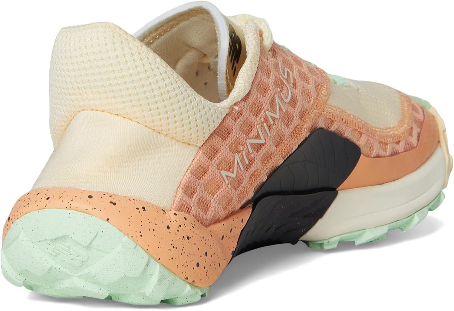 image:imageNew Balance Womens Minimus V1 Trail Running ShoeDried OrangeLab GreenCalcium