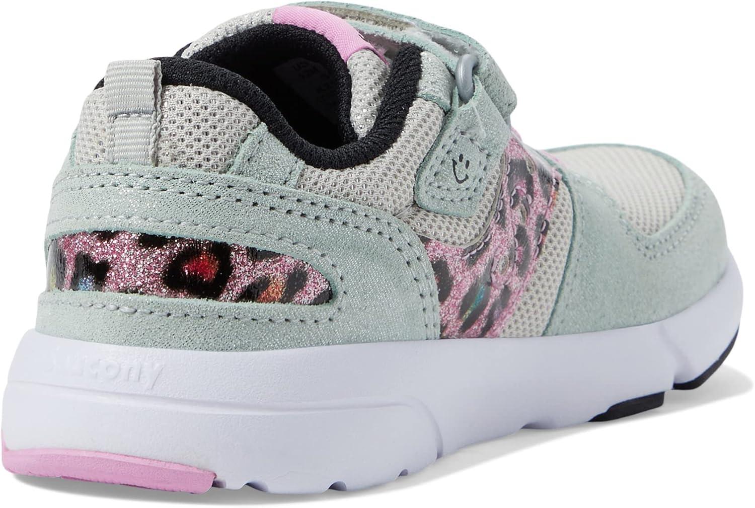 image:imageSaucony UnisexChild Jazz Lite 20 LxSilverPinkLeopard