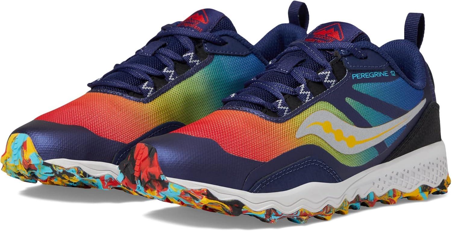 image:imageSaucony UnisexChild Peregrine 12 ShieldBlueRedYellow