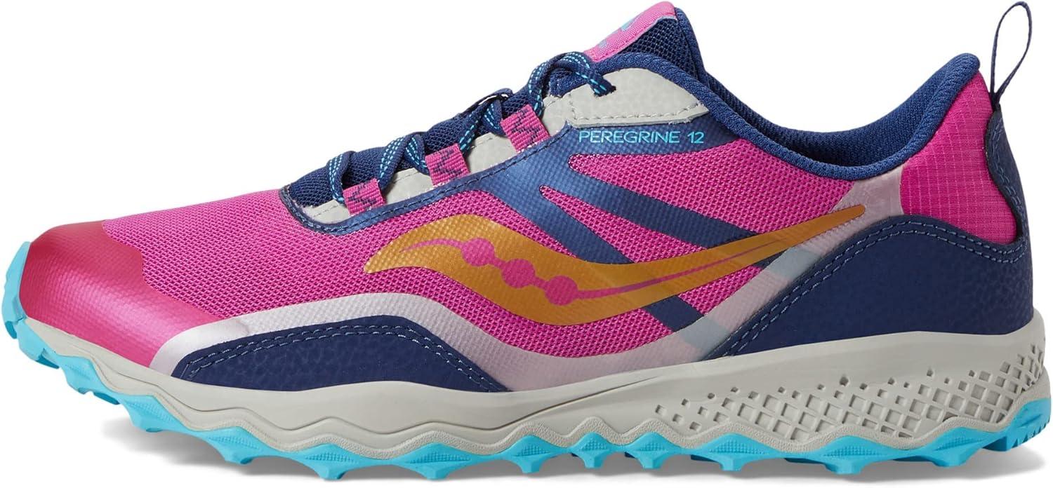 image:imageSaucony UnisexChild Peregrine 12 ShieldNavyTurqPink