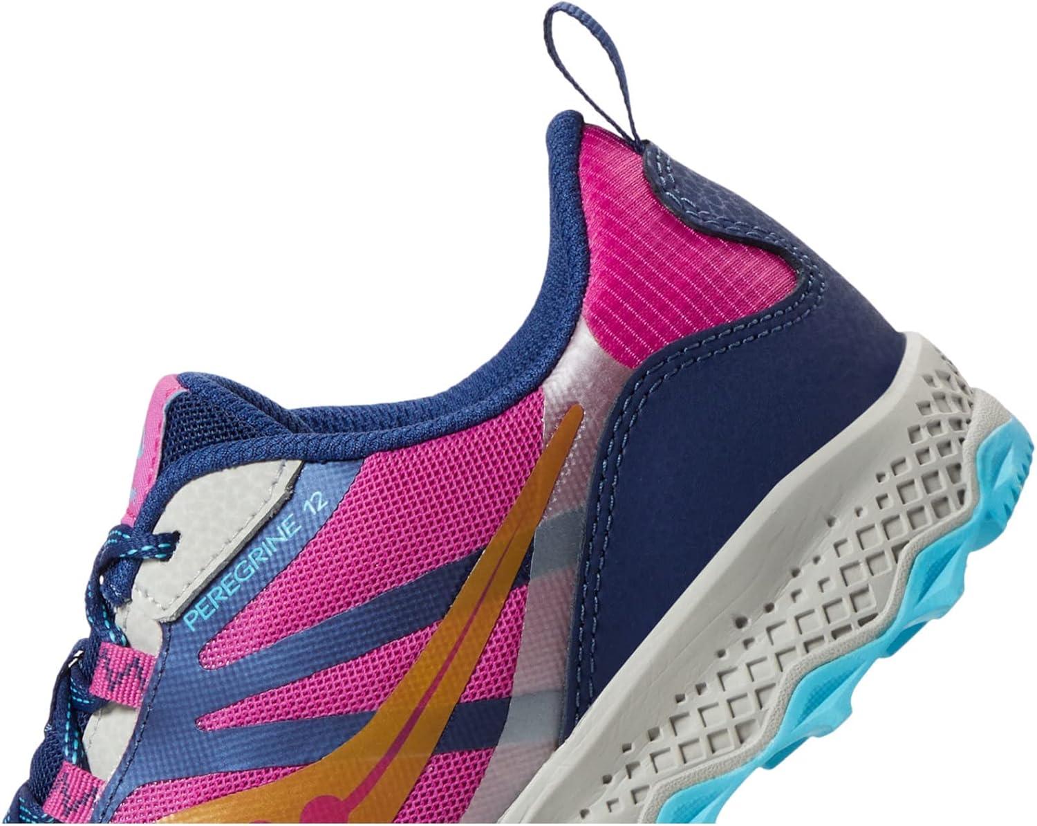 image:imageSaucony UnisexChild Peregrine 12 ShieldNavyTurqPink