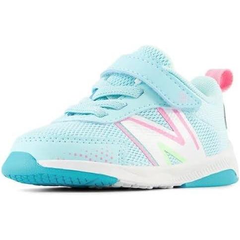 image:imageNew Balance Kids Dynasoft 545 V1 Hook and Loop Running ShoeBright CyanMint FlashSignal Pink