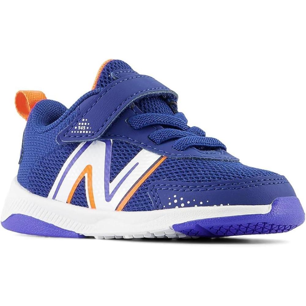 image:imageNew Balance Kids Dynasoft 545 V1 Hook and Loop Running ShoeNight SkyBlaze Orange