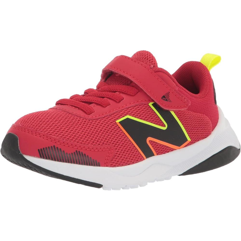 image:imageNew Balance Kids Dynasoft 545 V1 Hook and Loop Running ShoeTeam RedBlackHilite