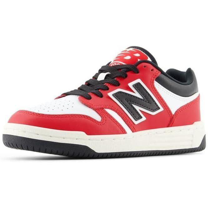 image:imageNew Balance UnisexChild 480 V1 Laceup SneakerTeam RedWhiteBlack