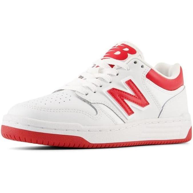 image:imageNew Balance UnisexChild 480 V1 Laceup SneakerWhiteTeam Red