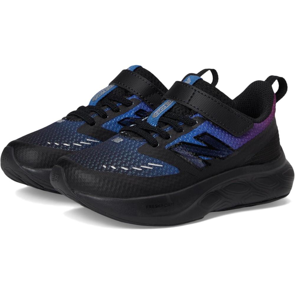 image:imageNew Balance UnisexChild Fresh Foam 625 Bungee Lace with Top Strap Little Kid SneakerBlackBlue Agate