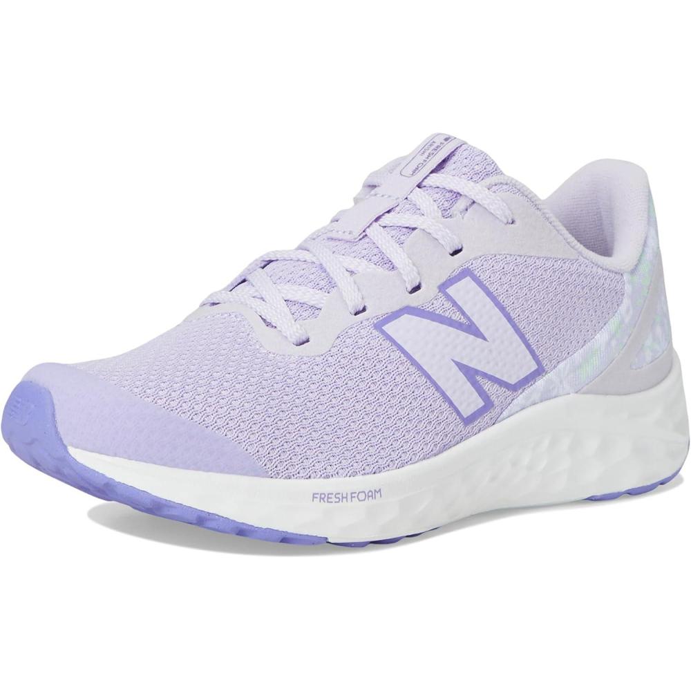 image:imageNew Balance UnisexChild Fresh Foam Arishi V4 LaceupRunning ShoeBright LavenderViolet Crush