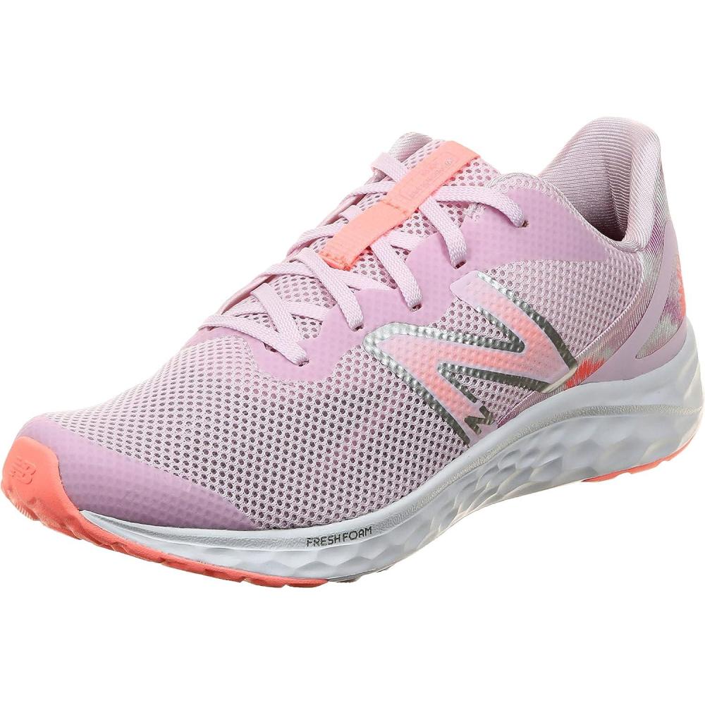 image:imageNew Balance UnisexChild Fresh Foam Arishi V4 LaceupRunning ShoeLight RaspberryGrapefruit