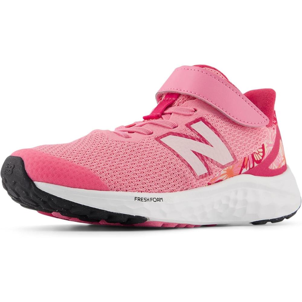 image:imageNew Balance UnisexChild Fresh Foam Arishi V4 LaceupRunning ShoeSignal PinkCarnival PinkShell Pink