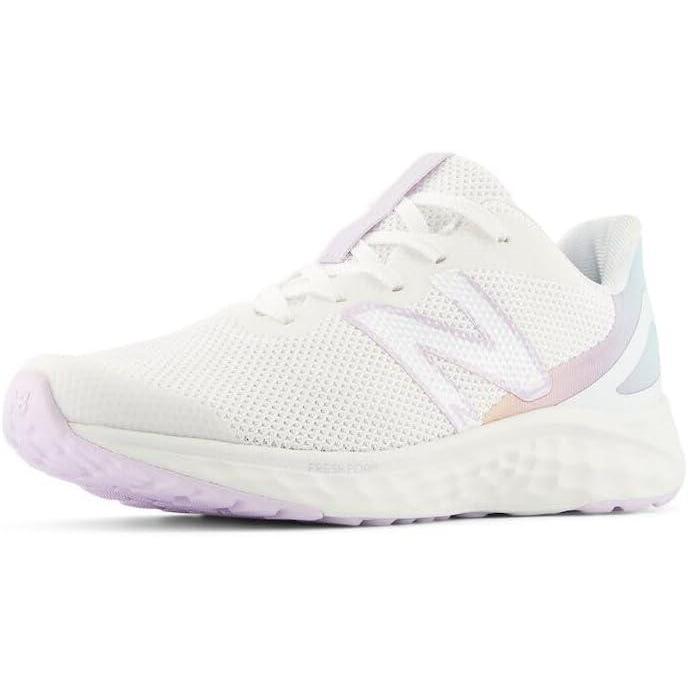 image:imageNew Balance UnisexChild Fresh Foam Arishi V4 LaceupRunning ShoeWhiteTaro