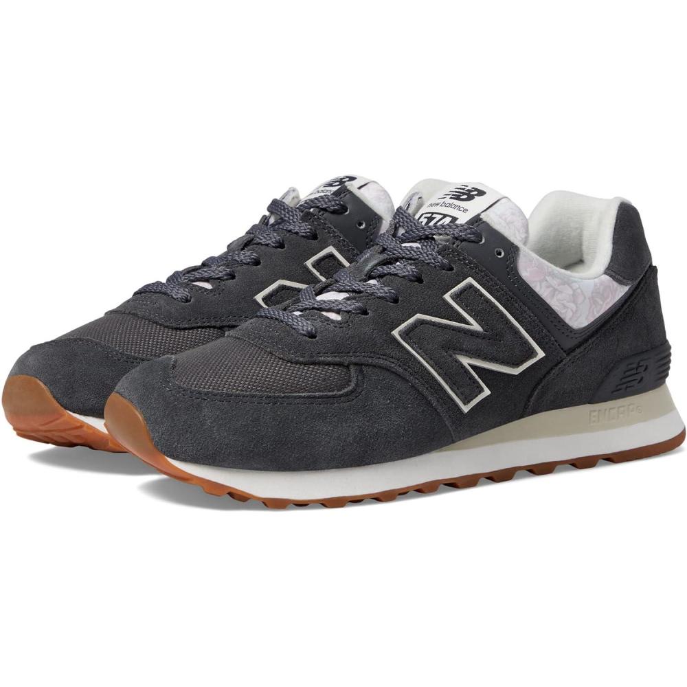 image:imageNew Balance Womens 574 V2 SneakersBlacktopSea SaltWhite