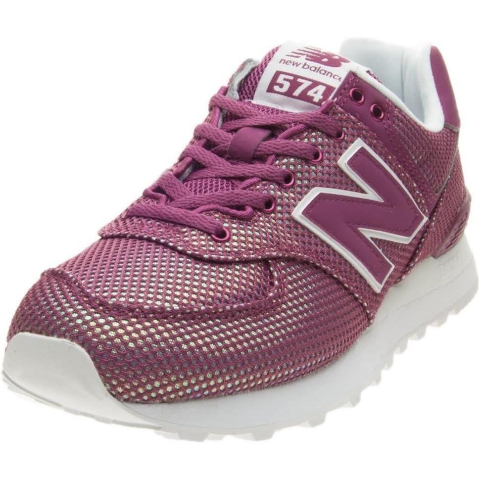 image:imageNew Balance Womens 574 V2 SneakersDragon FruitWh