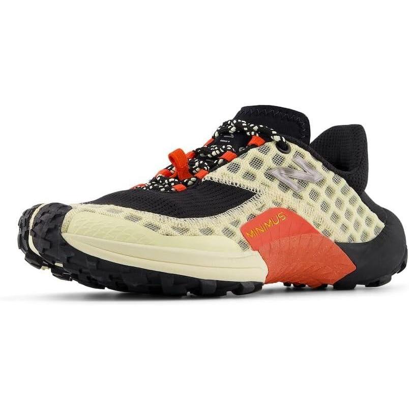 image:imageNew Balance Womens Minimus V1 Trail Running ShoeCalciumBlackNeo Flame