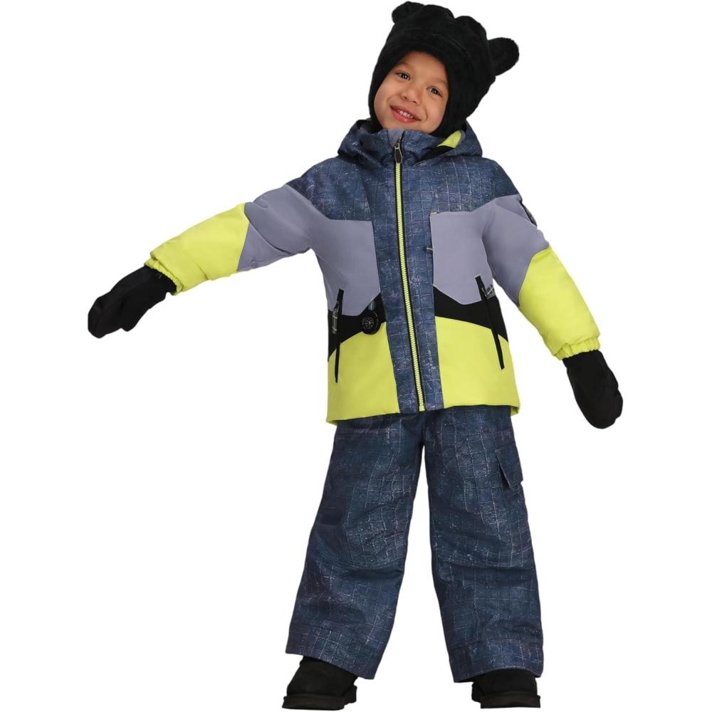 image:imageObermeyer Boys Altair Ski Jacket Insulated and Waterproof with Kids IGrow SystemYellow Chameleon