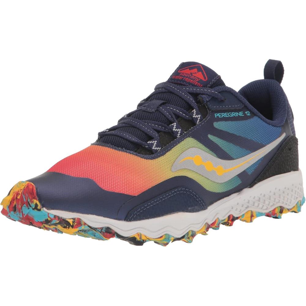 image:imageSaucony UnisexChild Peregrine 12 ShieldBlueRedYellow
