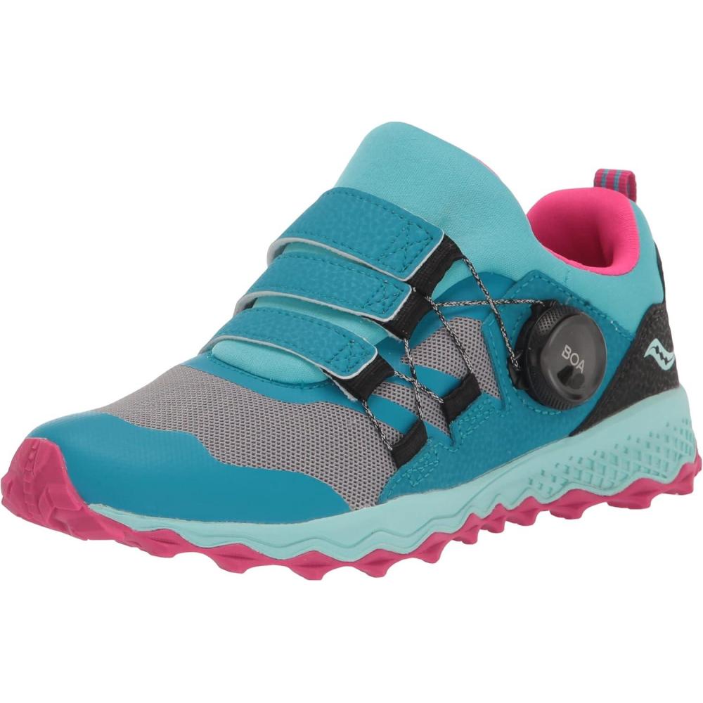 image:imageSaucony UnisexChild Peregrine 12 ShieldTurqPink